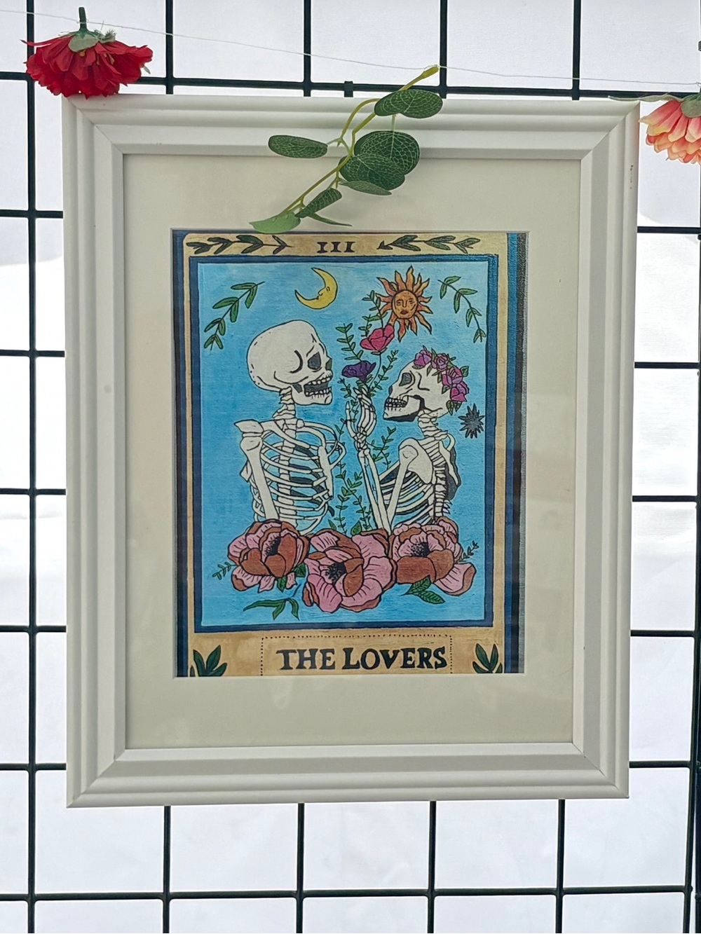 The Lovers Tarot Print Wall Art